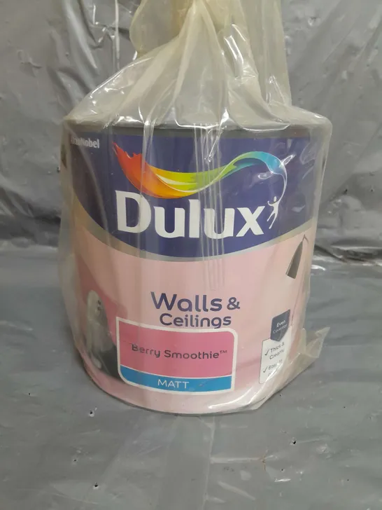 DULUX MATT EMULSION PAINT - BERRY SMOOTHIE - 2.5L