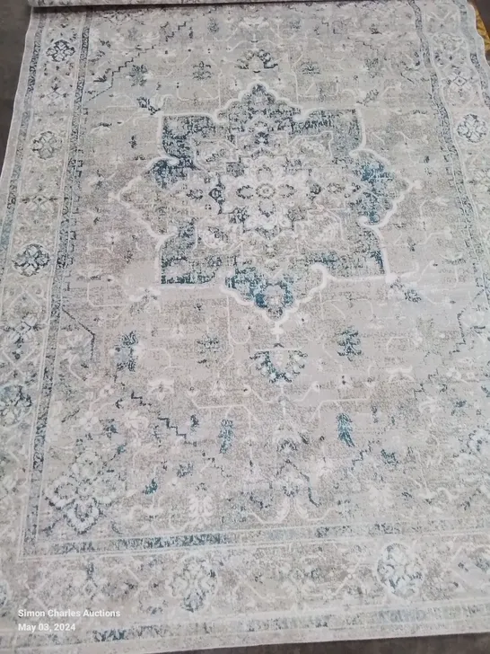 KUKOON PERSIAN BLUE AREA RUG SIZE 160X230CM 