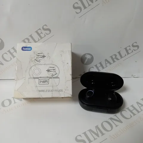 BOXED FAMOO TRUE WIRELESS EARBUDS IN BLACK