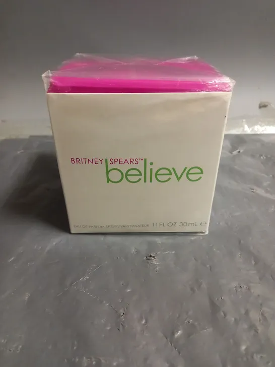 BOXED AND SEALED BRITNEY SPEARS BELIEVE EAU DE PARFUM 30ML