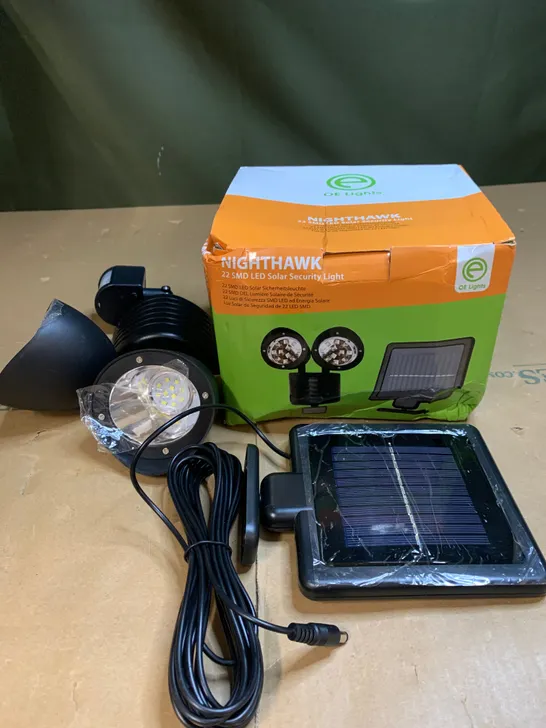 NIGHTHAWK 22 SMD LED SOLAR SECURITY LIGHT