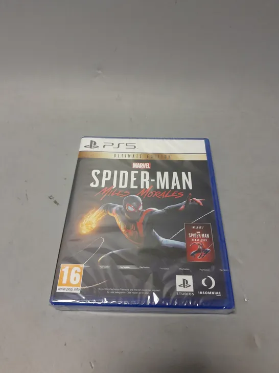 SEALED PLAYSTATION 5 MARVEL SPIDER-MAN MILES MORALES ULTIMATE EDITION