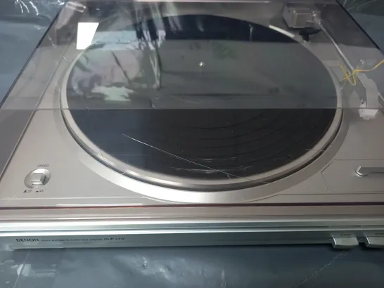 DENON DP29F SILVER TURNTABLE RRP £119