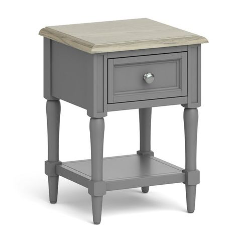 BOXED TEO SIDE TABLE WITH STORAGE
