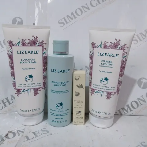 BOXED LIZ EARLE BOTANICAL BODY CARE SET