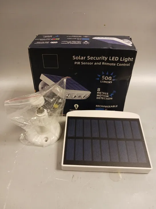 BOXED SOLAR PIR SENSOR SECURITY LED LIGHT 