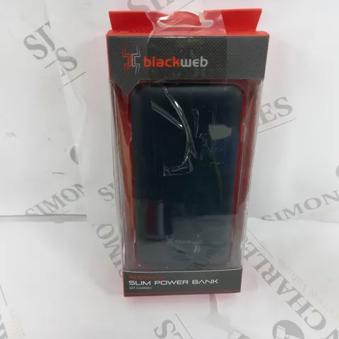 BOXED BLACKWEB 15000MAH SLIM POWER BANK