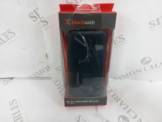 BOXED BLACKWEB 15000MAH SLIM POWER BANK