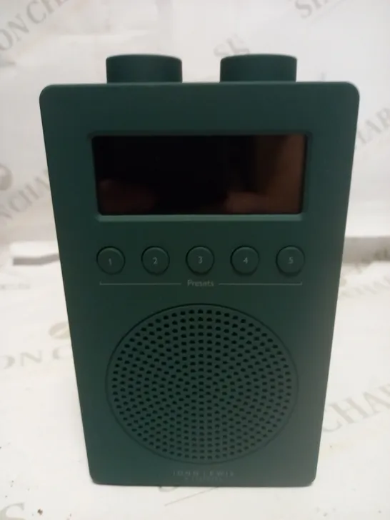 JOHN LEWIS SOLO PORTABLE DAB+/FM DIGITAL RADIO, MALLARD GREEN