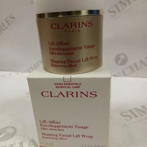 CLARINS PARIS SHAPING FACIAL LIFT WRAP RETRACTING EFFECT 75ML