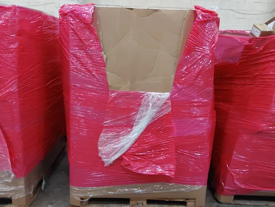 PALLET OF ASSORTED ITEMS INCLUDING: ELECTRIC FIREPLACE, AIR FRYER, PET CRATE, 40 X 80CM 6PCS STRETCHED CANVAS, TOILET SEAT 