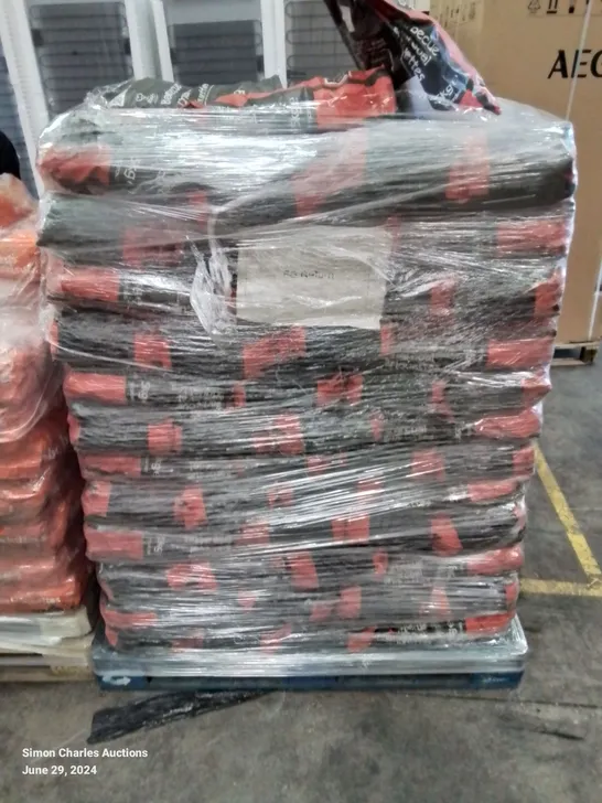 PALLET TO CONTAIN APPROXIMATELY 110 X 5KG BAGS OF BIG K BRAND BARBECUE CHARCOAL BRIQUETTES 