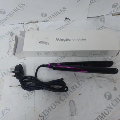 MINGBA ION STYLER BLACK/PURPLE BOXED 