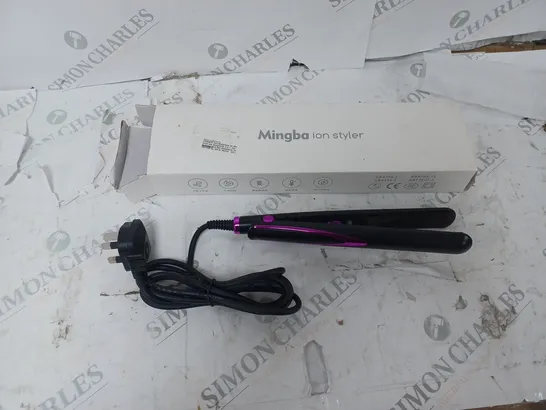 MINGBA ION STYLER BLACK/PURPLE BOXED 