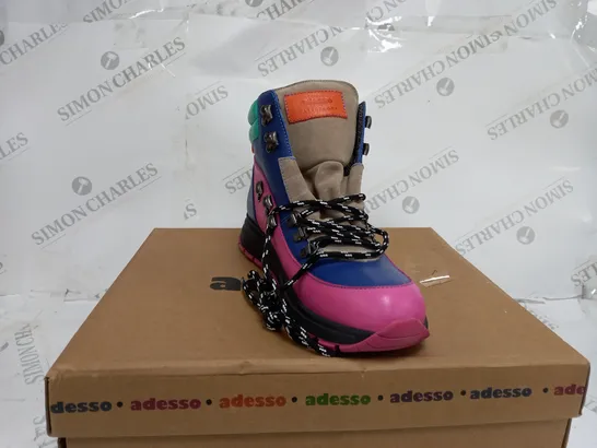 BOXED ADESSO RAINE WATERPROOF BOOTS, COLOURFUL - SIZE 7