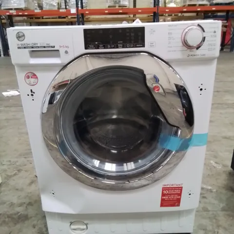 HOOVER HBDOS 695TAMCE-80, BUILT-IN WASHER DRYER IN WHITE COLLECTION ONLY 