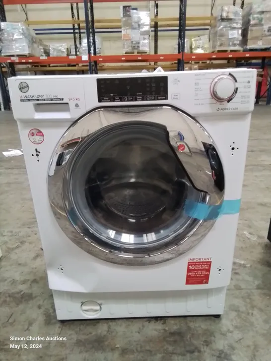 HOOVER HBDOS 695TAMCE-80, BUILT-IN WASHER DRYER IN WHITE COLLECTION ONLY 