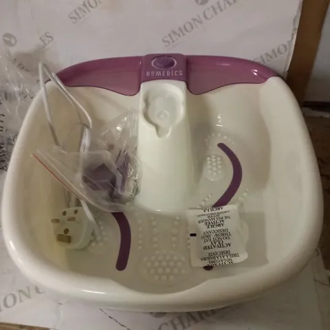 HOMEDICS BUBBLEMATE FOOT SPA AND MASSAGER