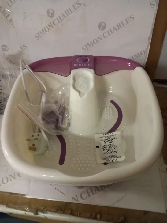 HOMEDICS BUBBLEMATE FOOT SPA AND MASSAGER