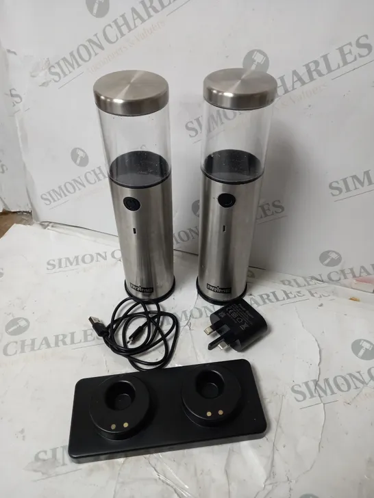 PRIME SLAT AND PEPPER GRINDER SET OF 2