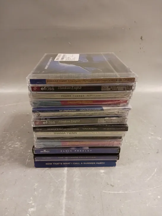 APPROXIMATELY 10 ASSORTED CD ALBUMS TO INCLUDE ELVIS, THE SMITHS, SHANIA TWAIN ETC 