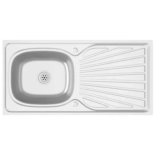 BOXED TOTH SINGLE BOWL INSET KITCHEN SINK (1 BOX)