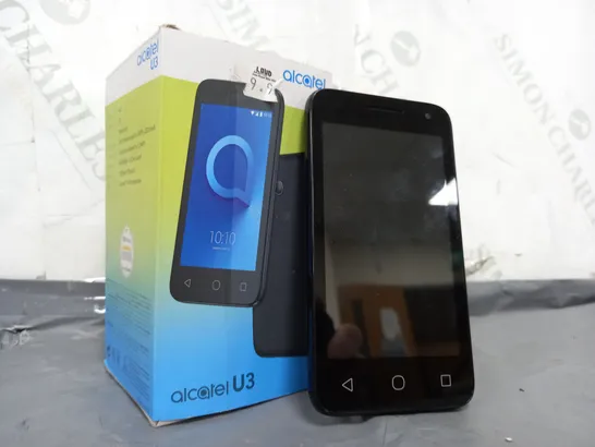 BOXED ALCATEL U3 SMARTPHONE IN BLACK