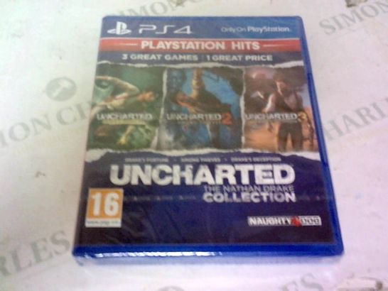 UNCHARTED THE NATHAN DRAKE COLLECTION PLAYSTATION 4 GAME 
