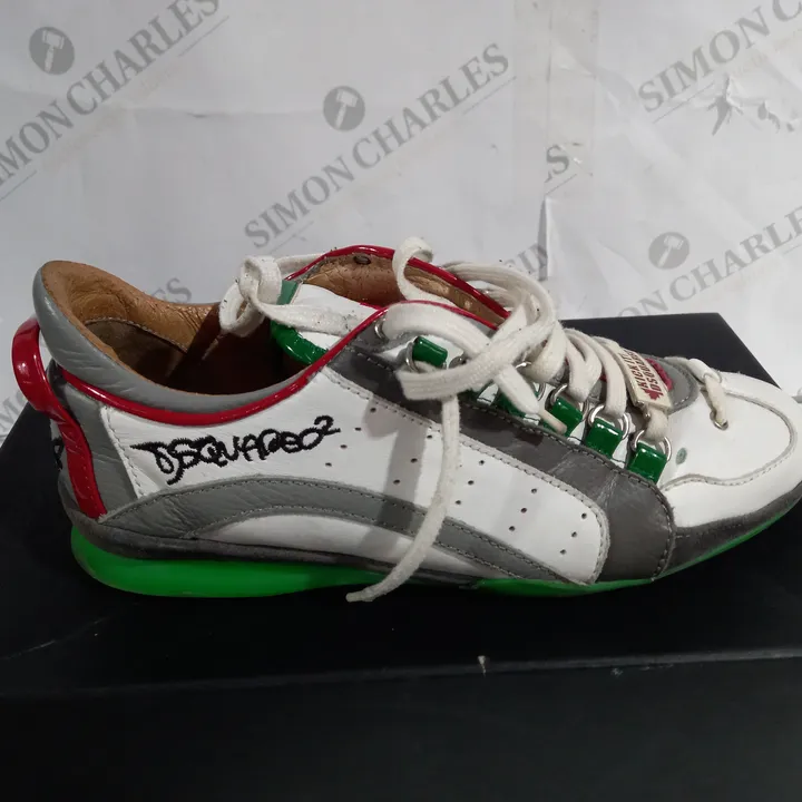 BOXED PAIR OF DSQUARED TRAINERS SIZE 40 4491136-Simon Charles Auctioneers