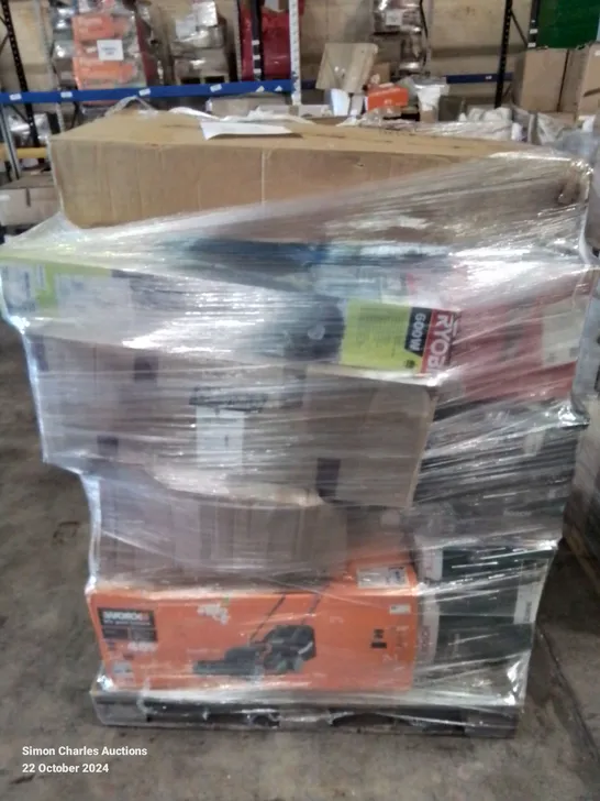 PALLET OF APPROXIMATELY 17 UNPROCESSED RAW RETURN HOUSEHOLD AND ELECTRICAL GOODS TO INCLUDE;