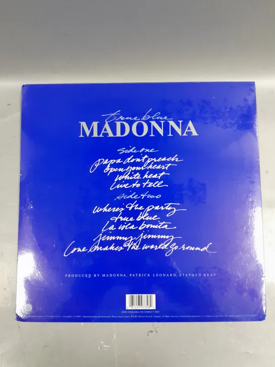 SEALED MADONNA TRUE BLUE LIMITED EDITION VINYL 