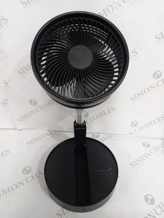 PACKAGED MY FOLDAWAY FLOOR & TABLE FAN - BLACK