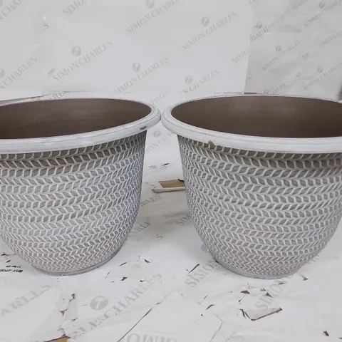 PAIR OF PARKER PLANTERS