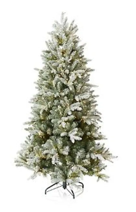 BOXED SANTA'S BEST 116 FUNCTION PRE-LIT AUBURN NATURAL 6FT CHRISTMAS TREE - COLLECTION ONLY