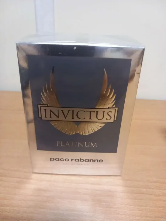 BOXED AND SEALED INVICTUS PLATINUM PACO RABANNE 100ML