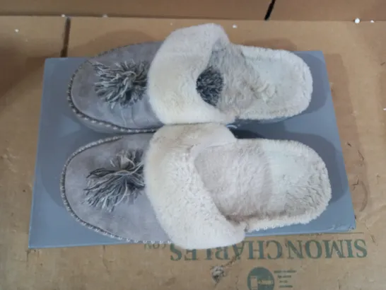 VIONIC GRACE SLIPPER GREY SIZE 3