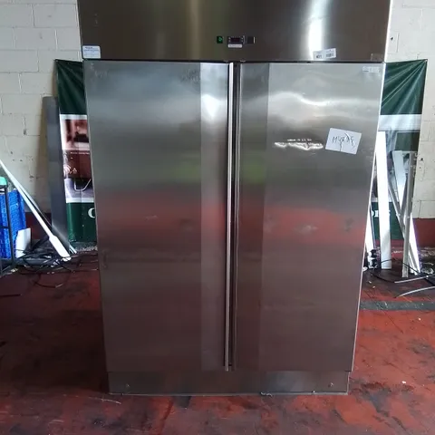 POLARIS COMMERCIAL SPA-TN-140 STAINLESS DOUBLE DOOR REFRIGERATED FOOD STORAGE UNIT