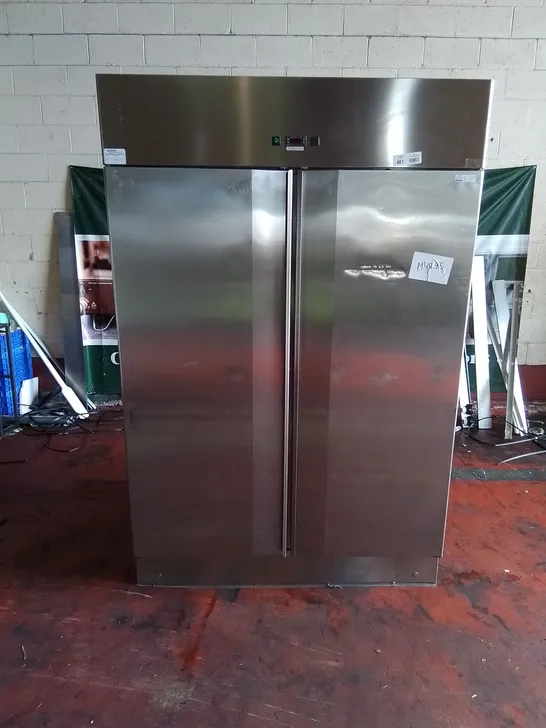 POLARIS COMMERCIAL SPA-TN-140 STAINLESS DOUBLE DOOR REFRIGERATED FOOD STORAGE UNIT