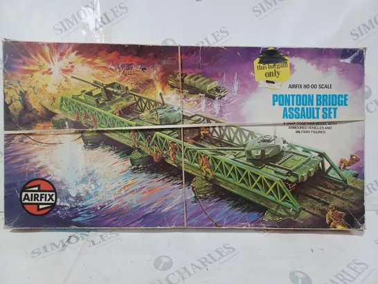 BOXED AIRFIX H0.00 SCALE PONTOON BRIDGE ASSAULT SET