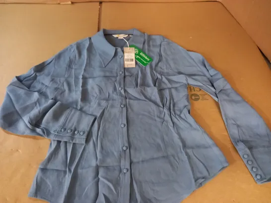 BODEN BLUE LONG SLEEVE SHIRT - UK 10 R