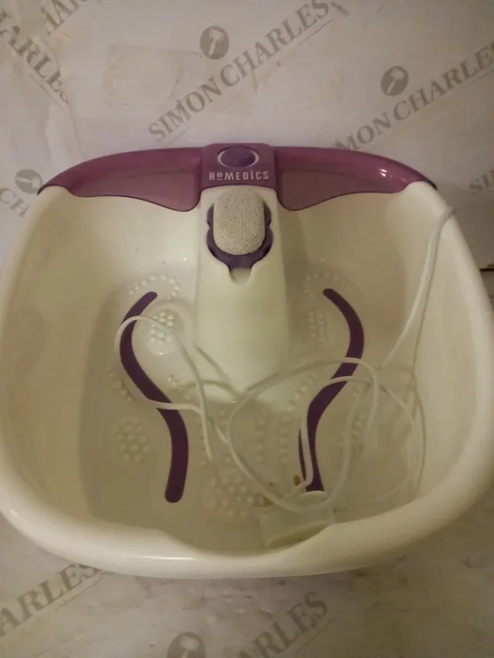 HOMEDICS BUBBLEMATE FOOT SPA AND MASSAGER