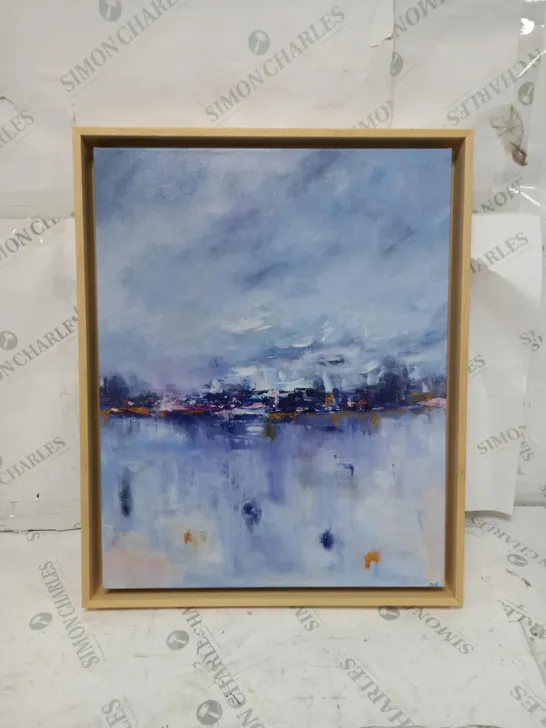 BOXED ARTIST LANE 'WINTER IN ABU DHABI' BY AMIRA RAHIM ART PRINT WRAPPED ON CANVAS 42 X 52CM