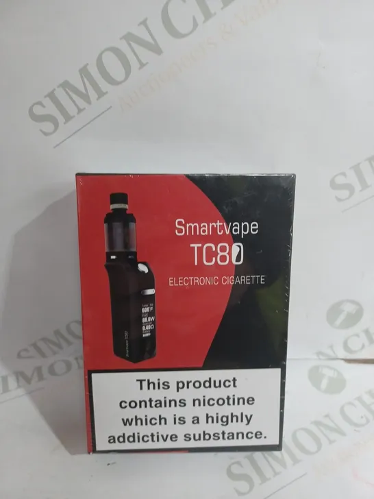 SEALED SMARTVAPE TC80 BOX MOD WITH 2200MAH BATTERY ELECTRONIC CIGARETTE VAPE KIT IN BLACK