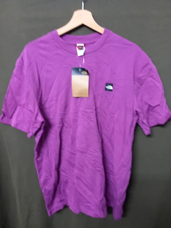 NORTH FACE PURPLE MENS T-SHIRT - S/P