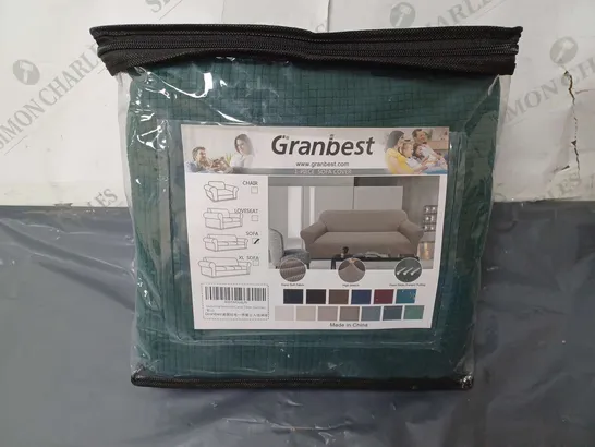 GRANBEST 1-PIECE SOFA COVER IN GREEN