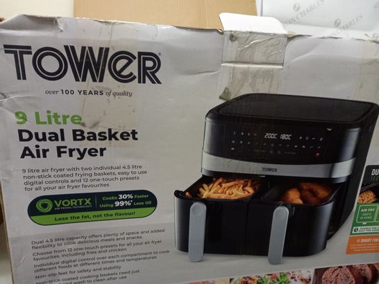 TOWER T17088 VORTX DUAL BASKET AIR FRYER