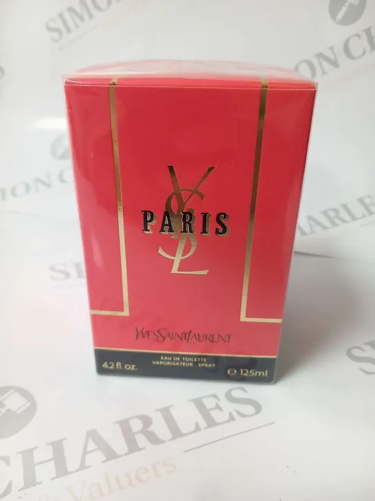 BOXED AND SEALED YVES SAINT LAURENT PARIS EAU DE TOILETTE 125ML 