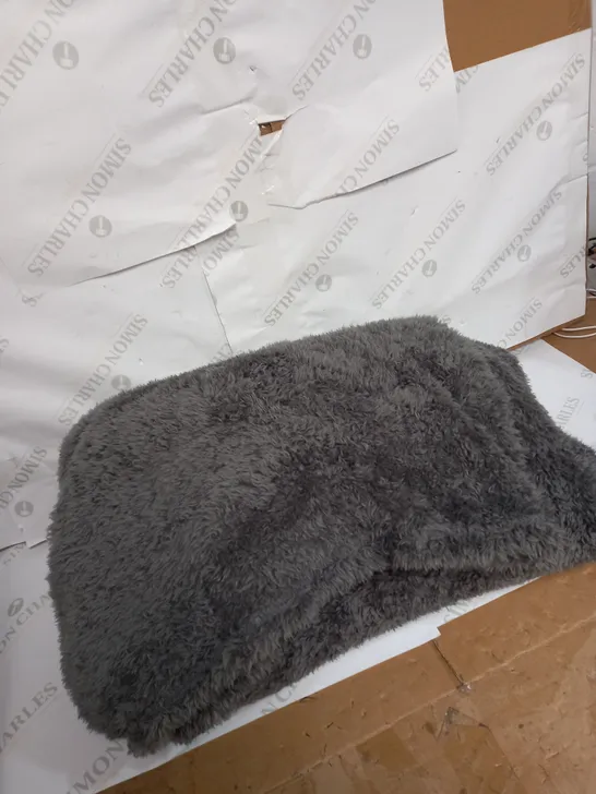 DUNELM GREY BED THROW 