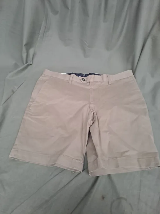 MOSS 32R TAILORED BIEGE SHORTS 