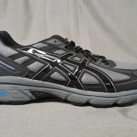 PAIR OF ASICS SHOES IN BLACK/GREY UK SIZE 9